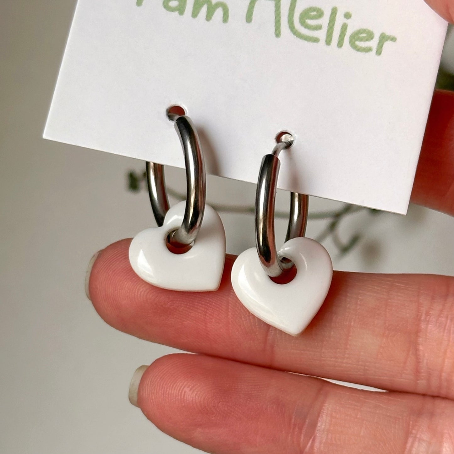 Boucles d'oreilles Grand Cœur