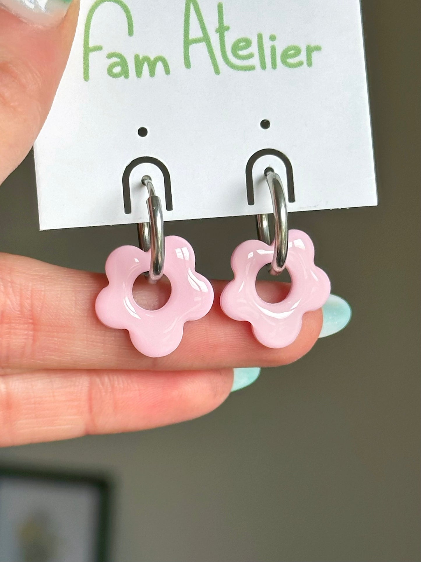 Boucles d'oreilles Fleur