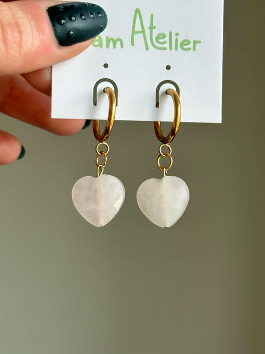 Boucles d'oreilles Quartz