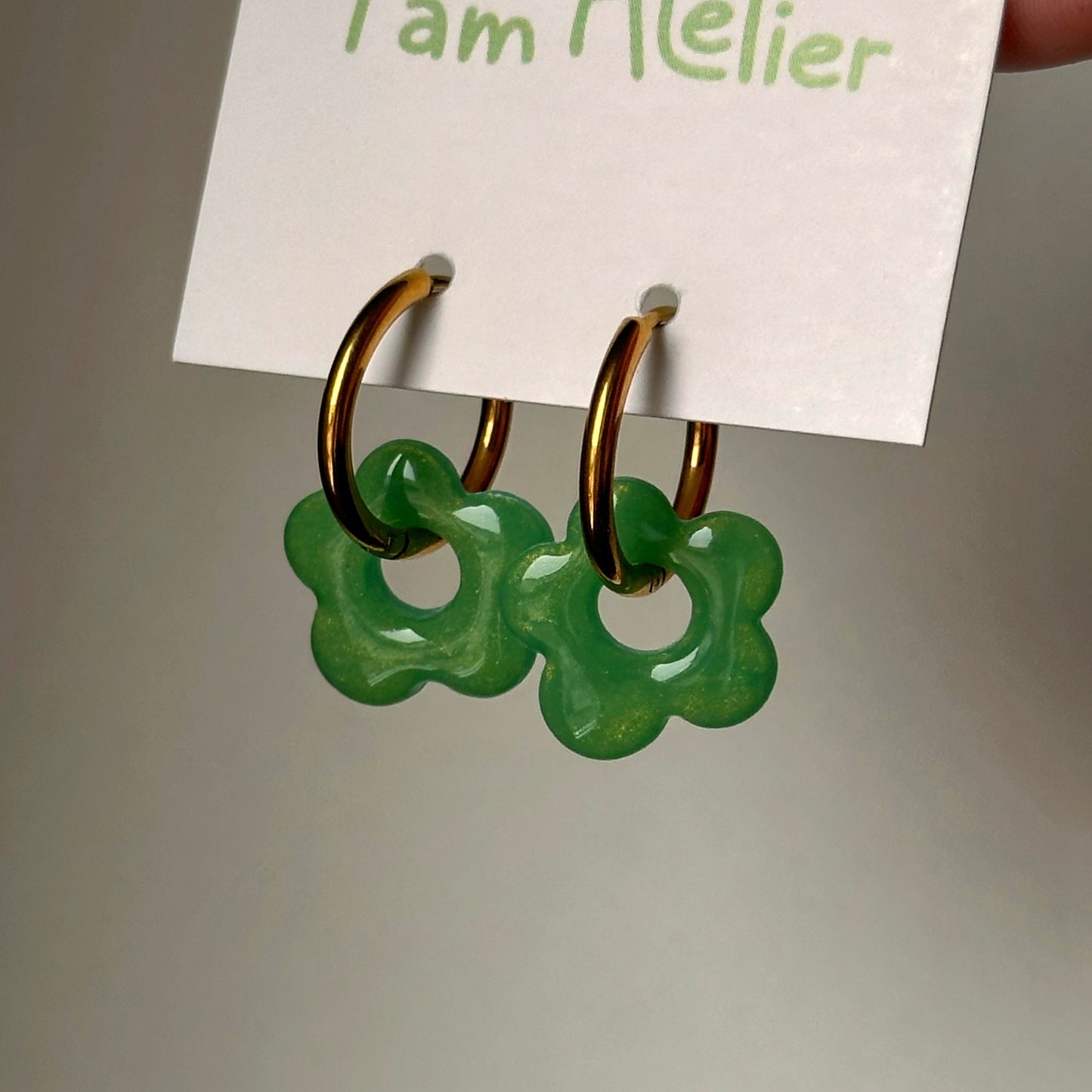 Boucles d'oreilles Fleur