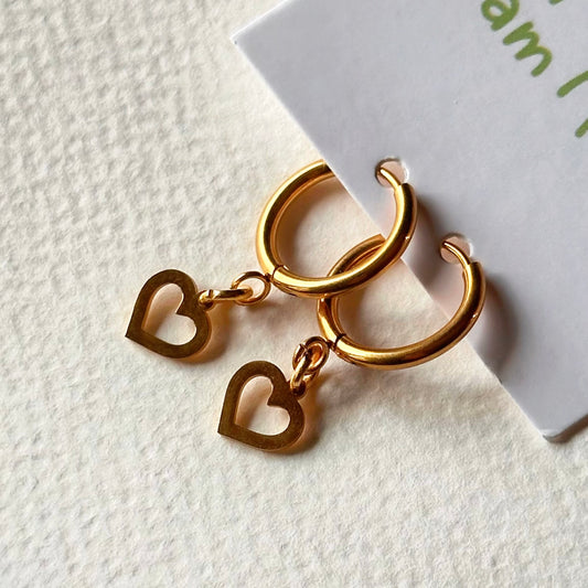 Boucles d’oreilles Cœur