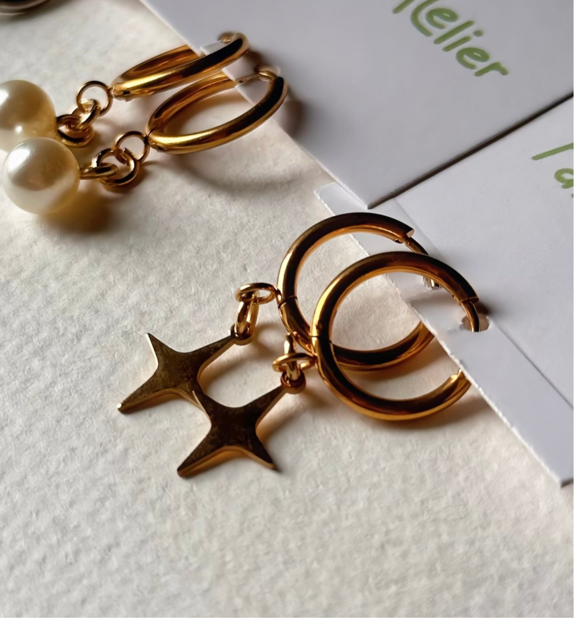 Boucles d’oreilles Étoile