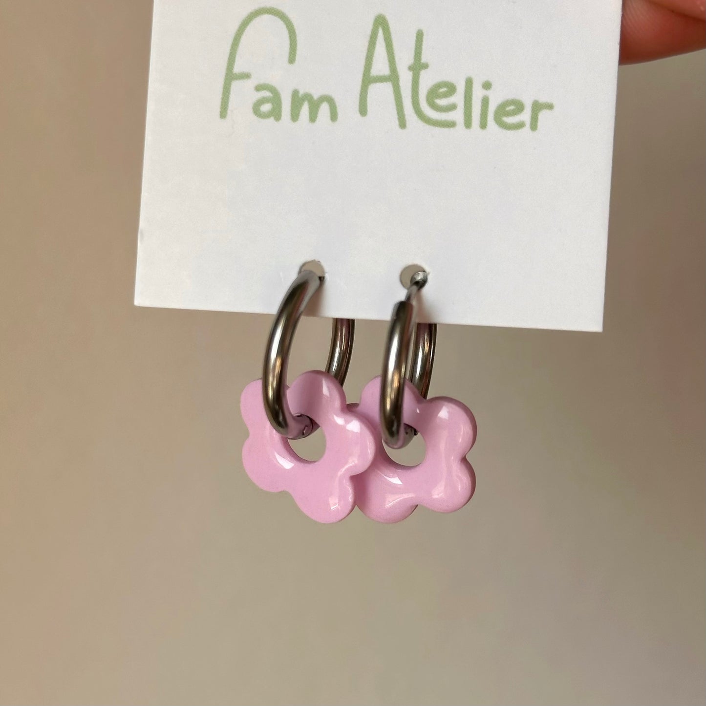 Boucles d'oreilles Fleur