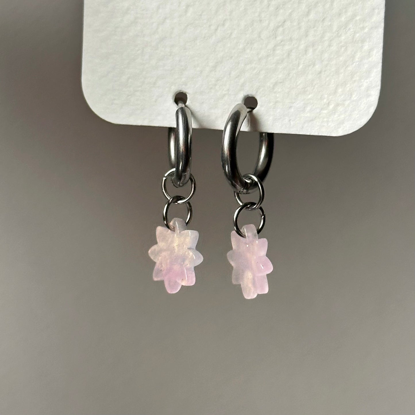 Breloques Étoile rose- sans créoles