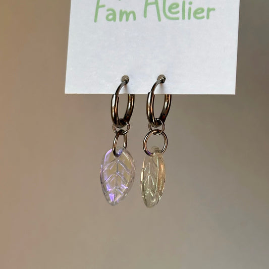 Feuille nacrée - sans créoles