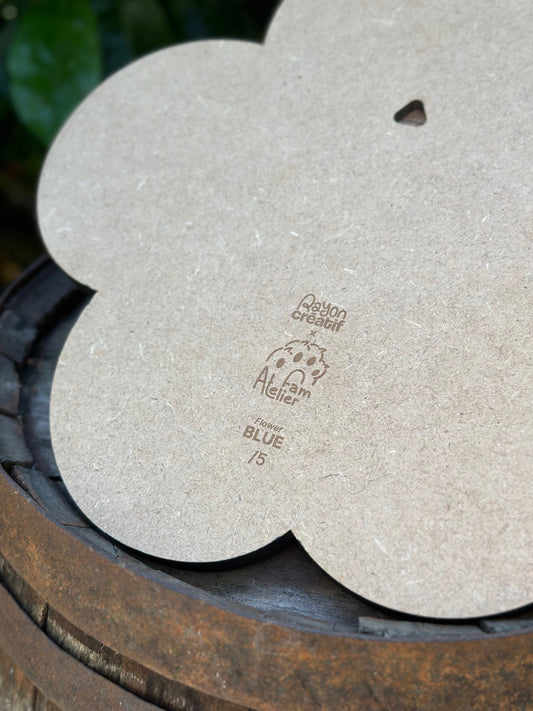 Fleurs murales 🌸🩵