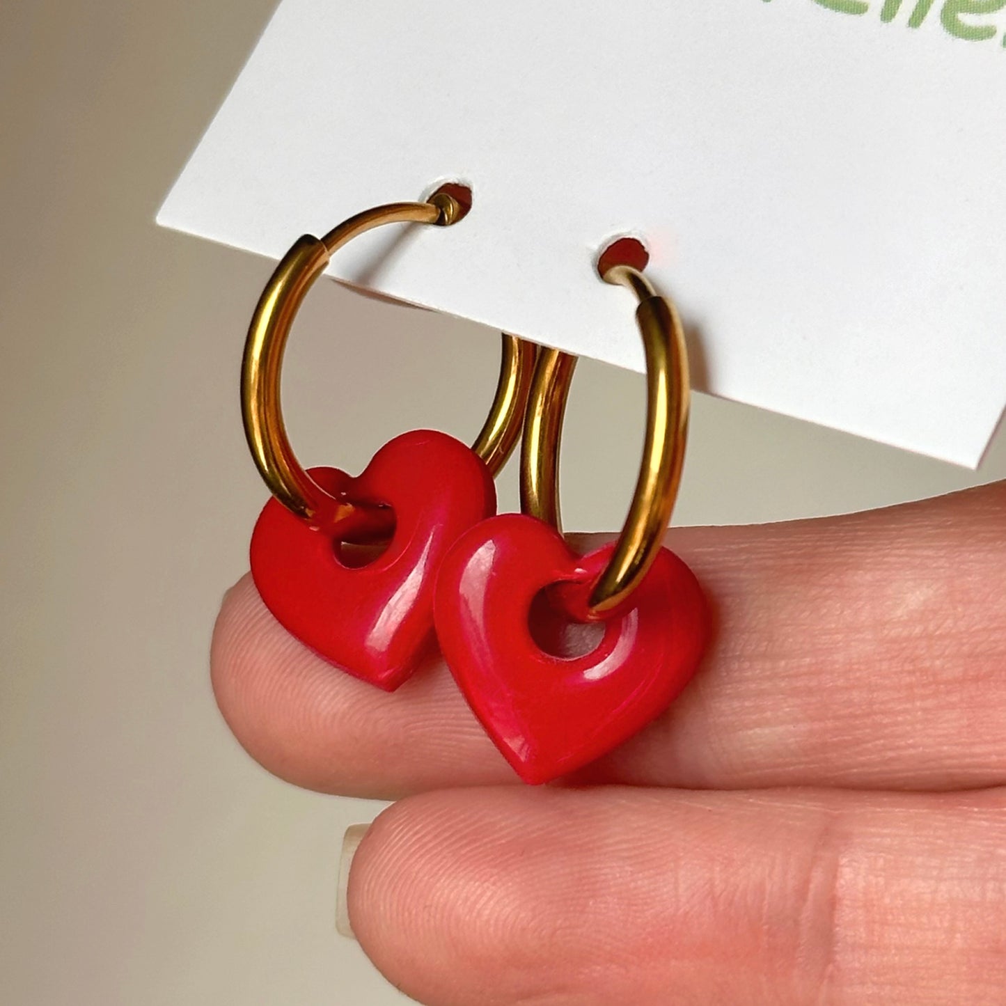 Boucles d'oreilles Grand Cœur