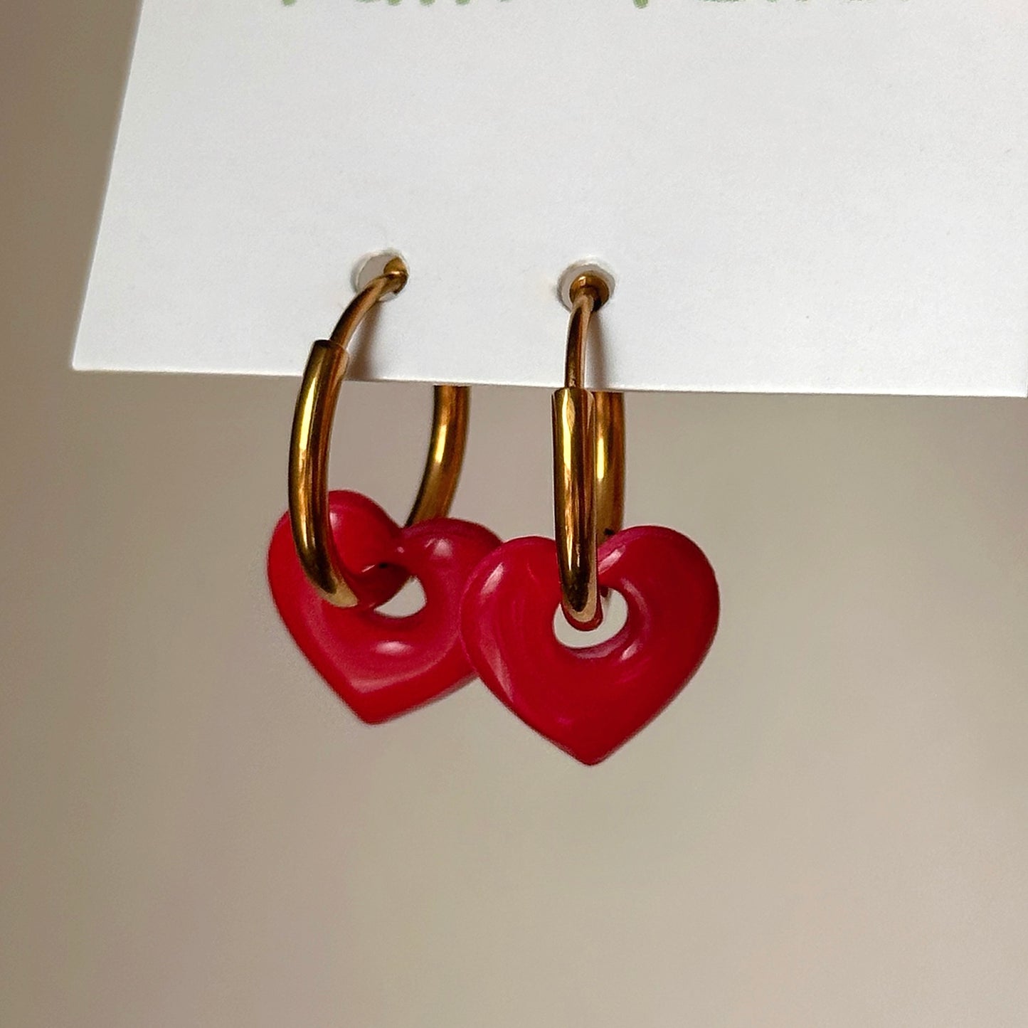Boucles d'oreilles Grand Cœur