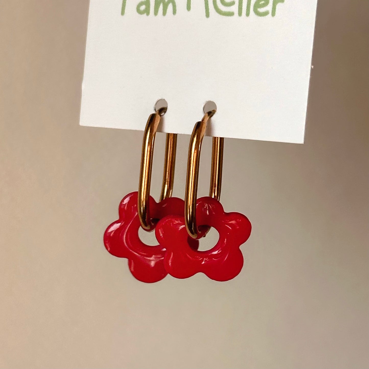 Boucles d'oreilles Fleur