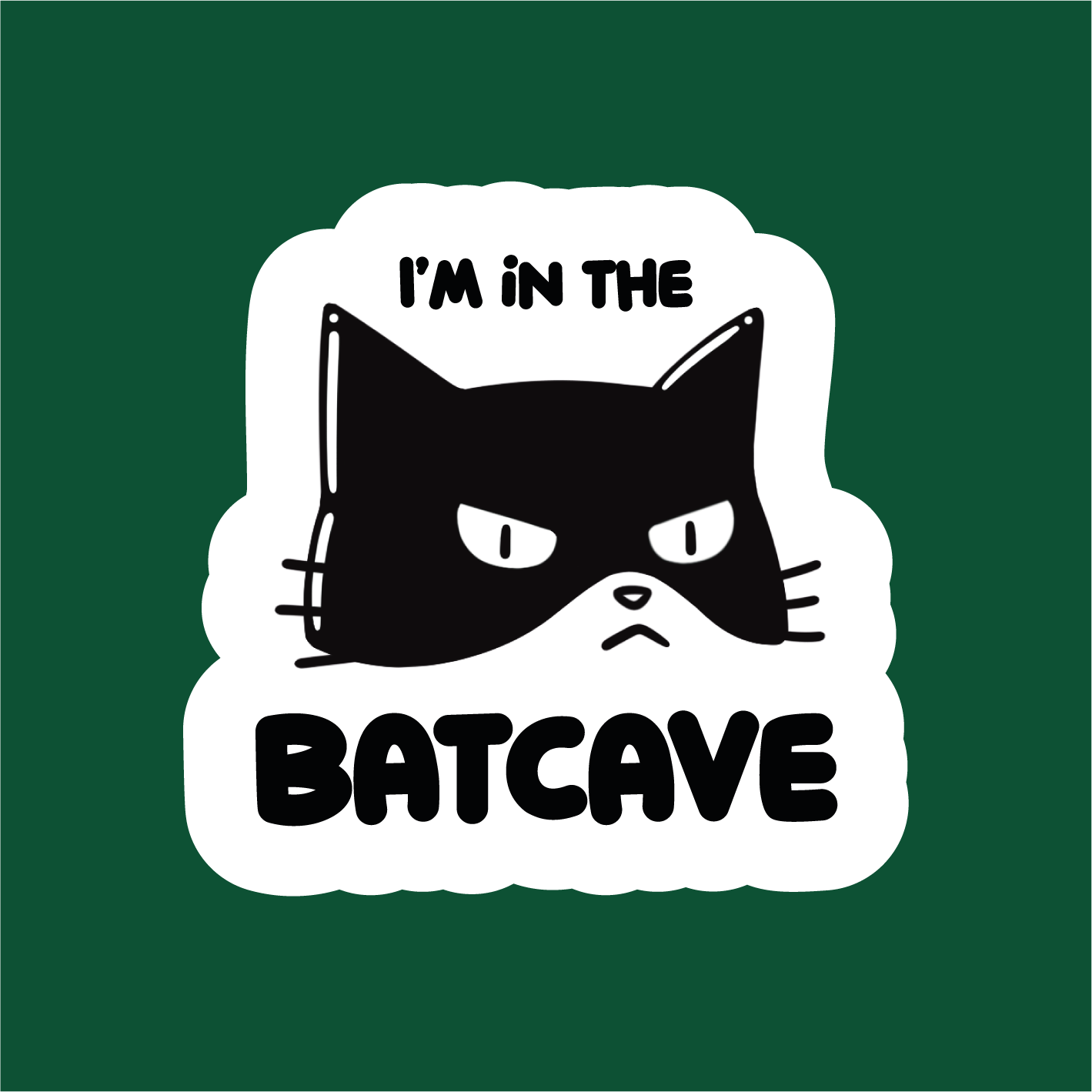 I’m in the batcave 🦇