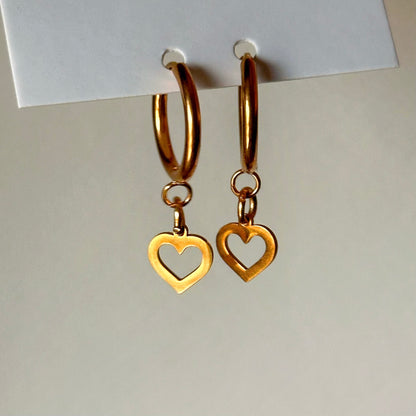 Boucles d’oreilles Cœur