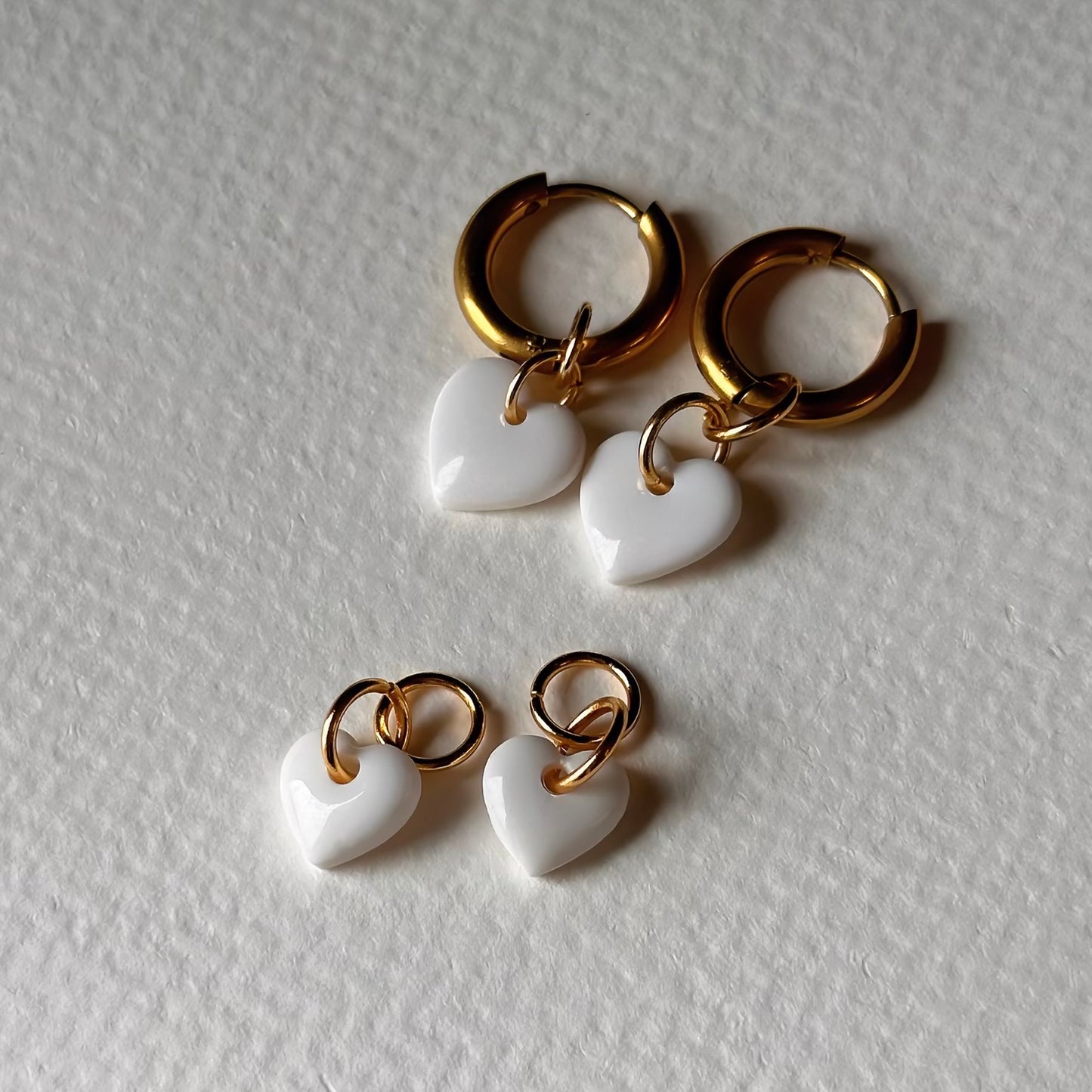 Boucles d'oreilles Moyen Cœur
