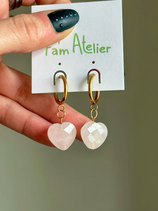Boucles d'oreilles Quartz