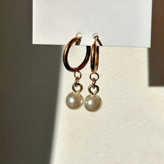Boucles d’oreilles Perle Nacrée