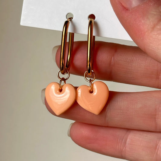 Boucles d'oreilles Grand Cœur