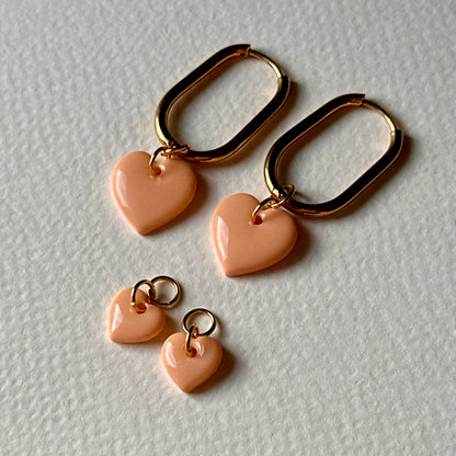 Boucles d'oreilles Moyen Cœur