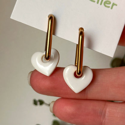 Boucles d'oreilles Grand Cœur