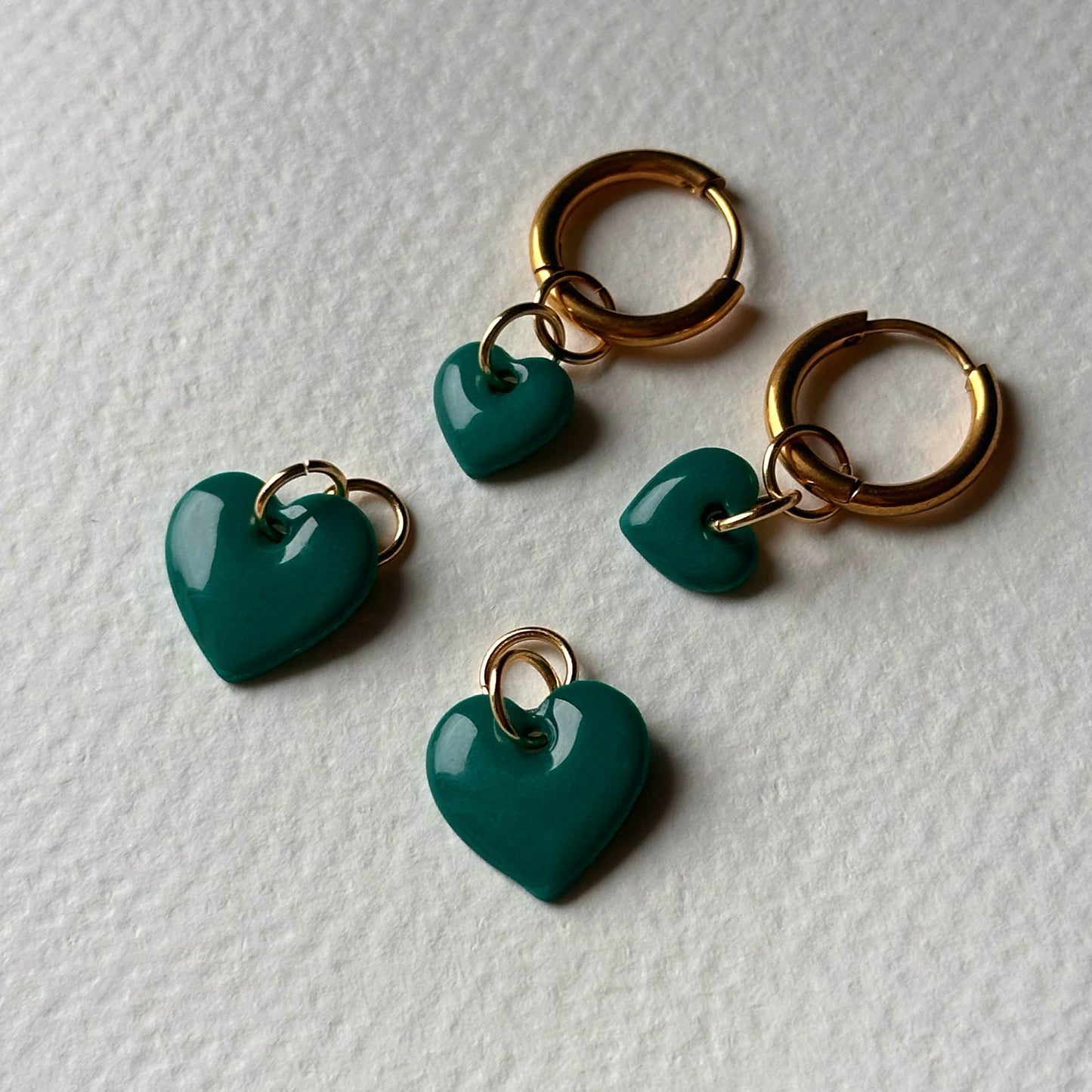 Boucles d'oreilles Moyen Cœur