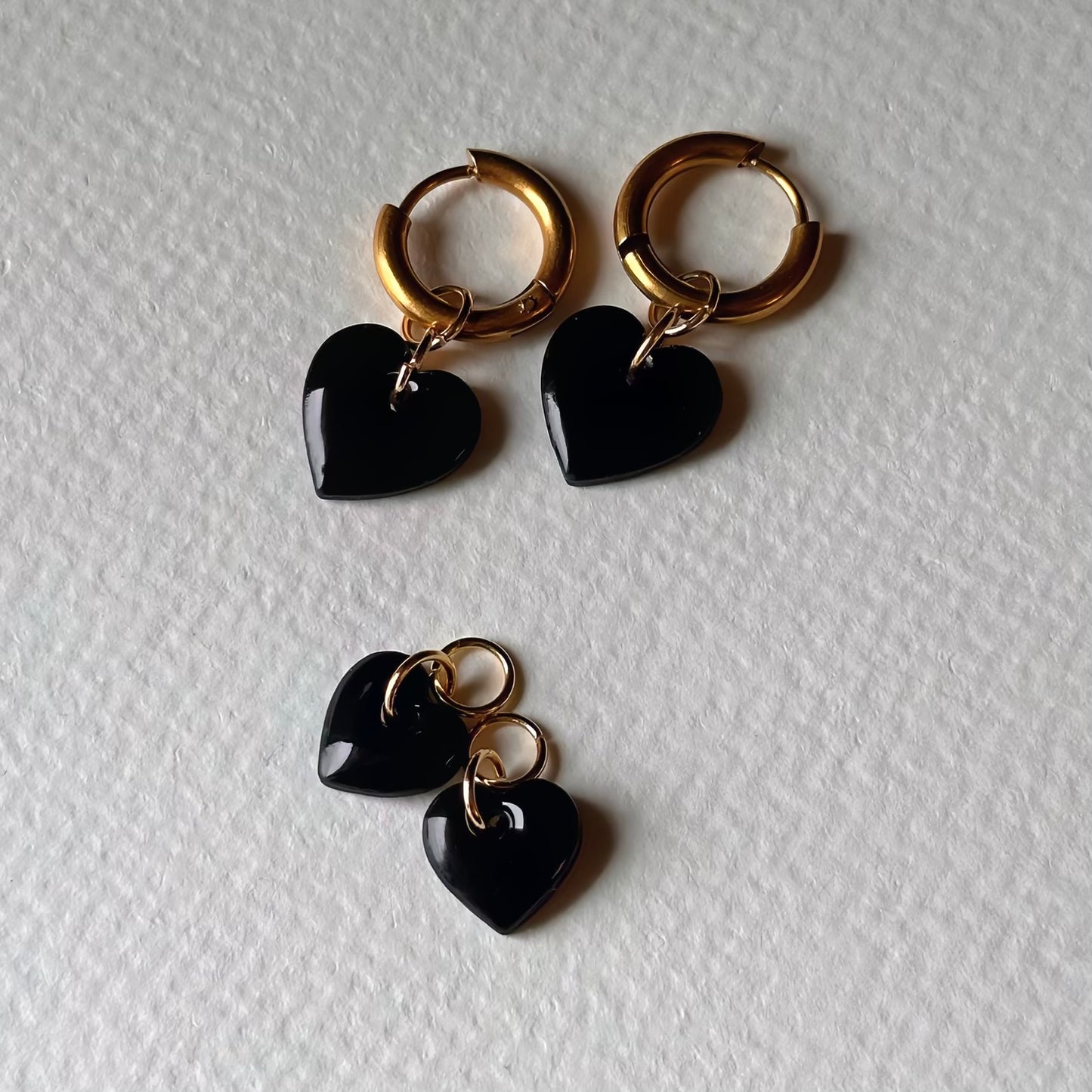 Boucles d'oreilles Moyen Cœur