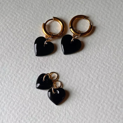 Boucles d'oreilles Moyen Cœur