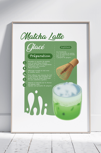 Recette Matcha Latte glacé 🍵