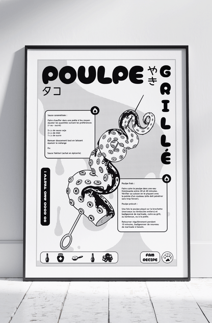 Recette Poulpe grillé 🐙